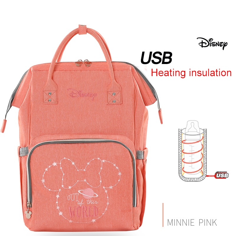 Stylish Diaper Bags USB Insulation Bottle